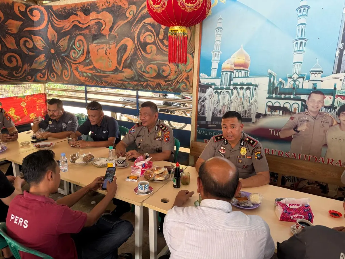 Jaga Kondusifitas Kamtibmas, Polres Bangka Selatan Serap Aspirasi Warga Lewat Ngopi Bareng di Toboali